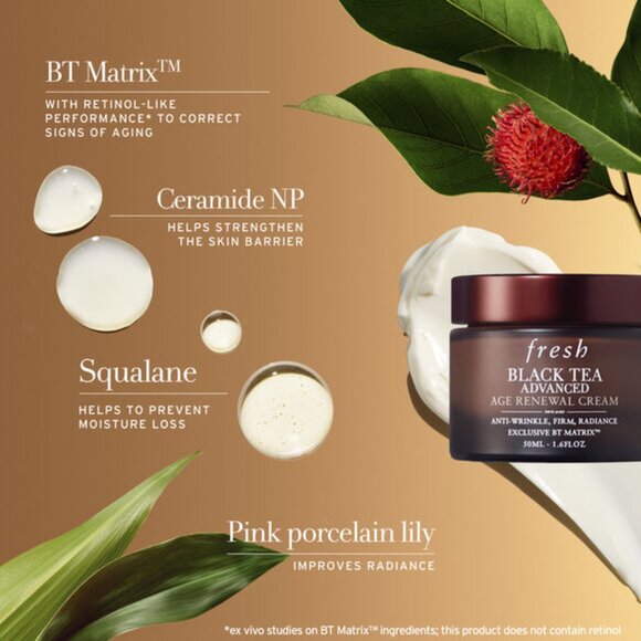 NIB SEALED ✅ Fresh Black Tea Advanced Age Renewal Cream 50mL 1.6 oz ✨ SEALED - Picture 7 of 8